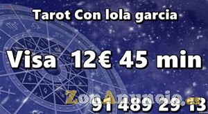 Lola Vidente y tarotista profesional visa 12€ 45 min